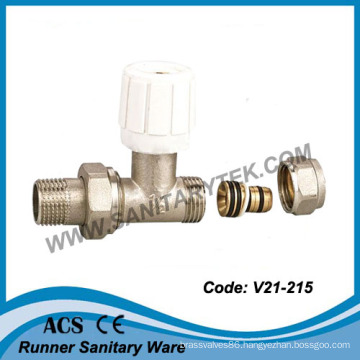 Straight Radiator Valve for Multilayer Pipe (V21-215)